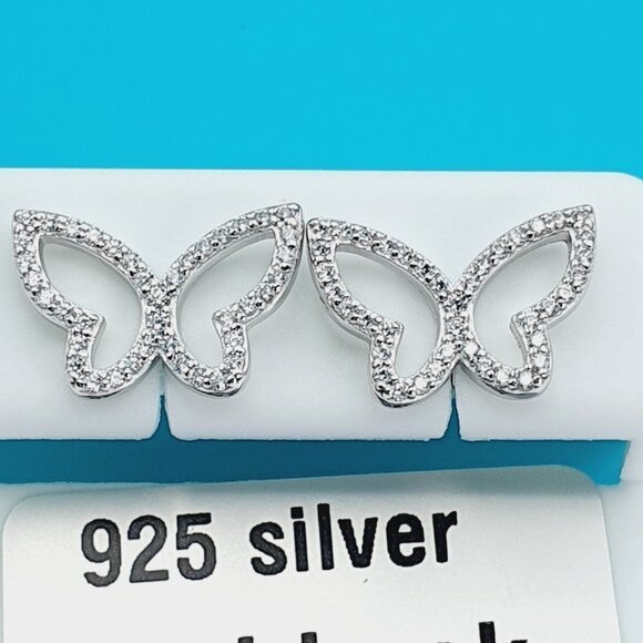 "925 Sterling Silver CZ Beautiful Earrings for Women, 1USPAR4173 - Picture 1 of 11